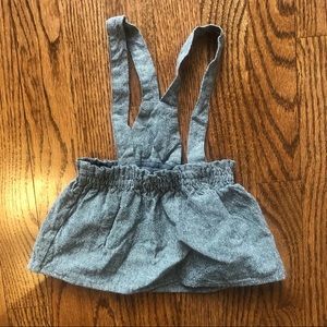 Heather Grey Pinafore 0-3 Months